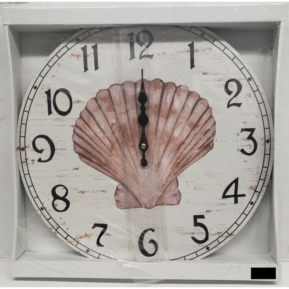 Round Wooden Kitchen Wall Decorative Clock,12
